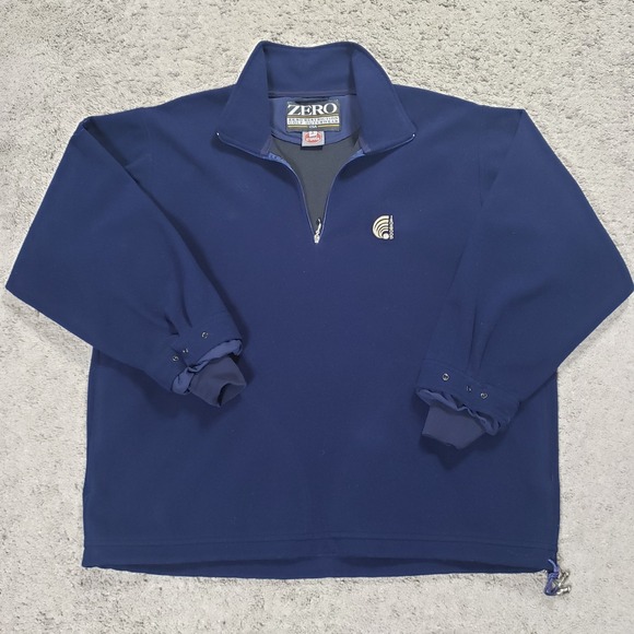 zero restriction Jackets & Blazers - Zero Restriction Golf Jacket Women L Blue Comfort Suede Windstopper Ironwood